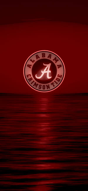Alabama Crimson Tide Dark Sunset wallpaper — 1290x2796 Wallpaper