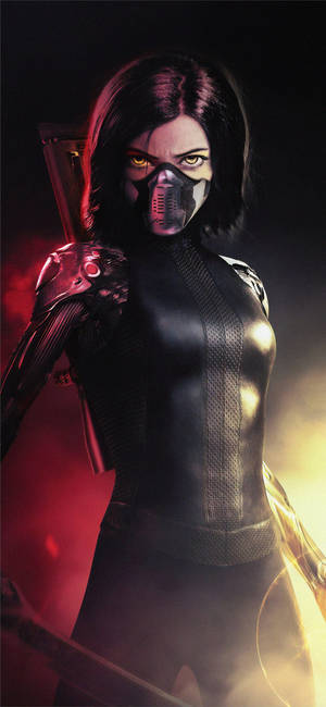 Alita Combat Mask wallpaper — iPhone 16 Plus Wallpaper