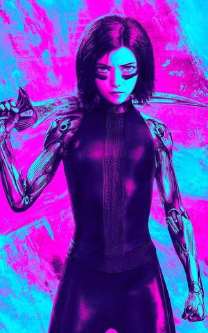 Alita Pop Art wallpaper — Honor Pad Wallpaper