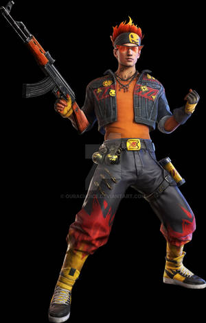 Alvaro As Free Fire Character — Honor Pad 10 Wallpaper