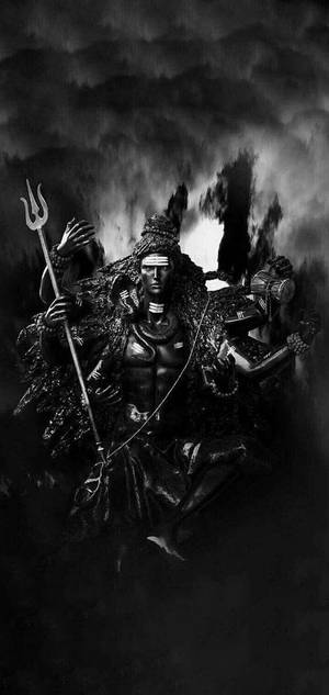 Amazing Dark Shiva — iPhone 13 Mini Wallpaper