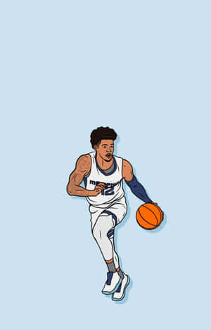 American Basketball Athlete Tyus Jones Animation — Infinix Xpad 30 Pro Wallpaper