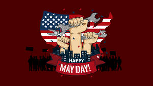 American Happy May Day wallpaper — Chromebook Wallpaper