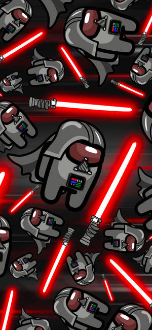 Darth Vader Crossover Among Us 4k — iPhone 17 Pro Wallpaper
