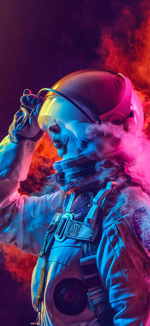 Colorful Smoke — iPhone 14 Plus Wallpaper