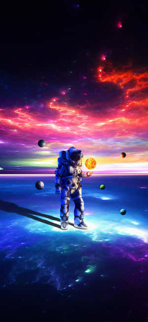 Astronaut Iphone — Xiaomi 15 Wallpaper