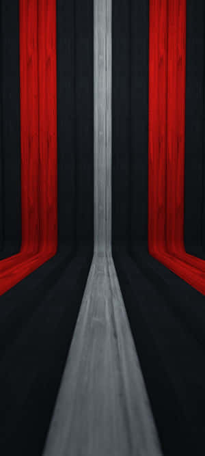 Pula Puti At Itim Na Abstrak — Pixel 10 Wallpaper