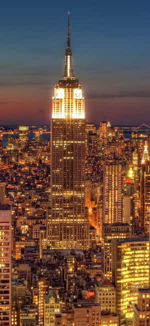 Iphone Xs Ny City Background — iPhone 13 Pro Max Wallpaper