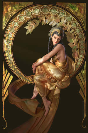 Isang iconic portrait ni Cleopatra, Reyna ng Nile — Honor Pad GT2 Pro Wallpaper