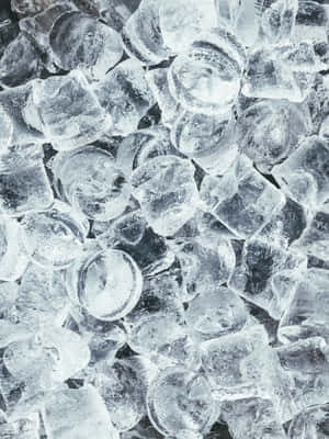 Icy Background — iPad Pro M4 Wallpaper
