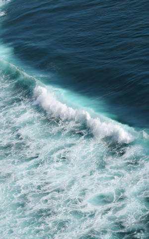 Ombre Ocean Waves wallpaper — Galaxy Tab S9 Wallpaper