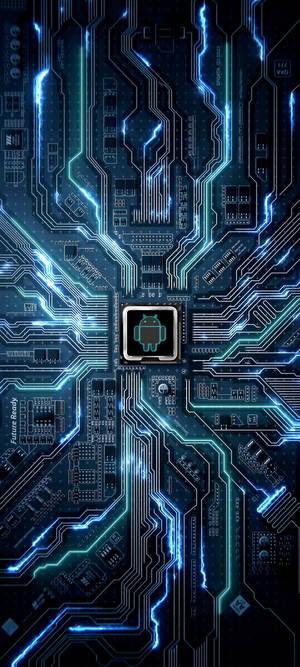Android Circuit Art Para sa Samsung S20 FE — iPhone 14 Pro Wallpaper