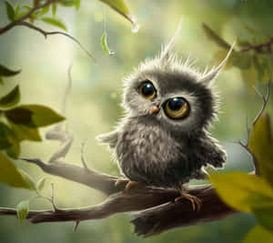 Cute na background ng kuwago