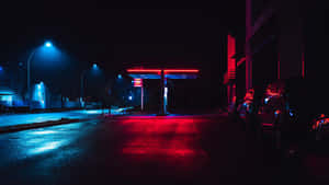 Neon City background