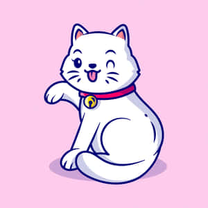 Mga larawan ng Cartoon Cat — iPad Pro M4 Wallpaper