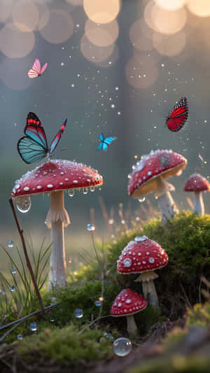 Kabute, Aesthetic ng Kabute, Mga Larawan ng Aesthetic ng Kabute, Background na Aesthetic ng Kabute — Mushroom Aesthetic Wallpaper