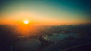 Background ng pagbubukang-liway — Sunrise Wallpaper