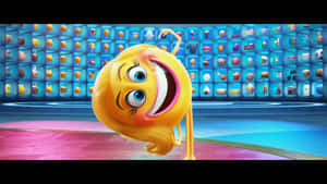 Ang Smiler ng The Emoji Movie ay Masayang-masaya — Nakakatawang Anime Wallpaper