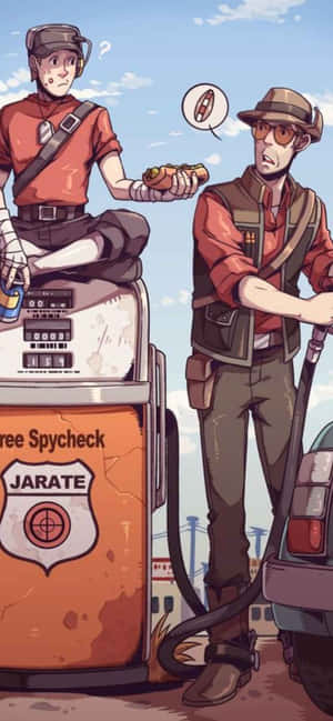 Iphone Xs Max Team Fortress 2 Background — Pixel 9 Pro XL Wallpaper