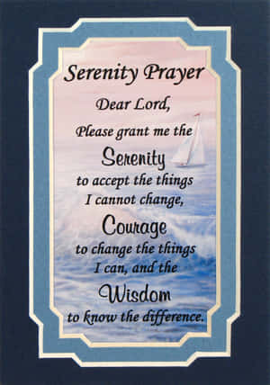 Serenity Prayer — OnePlus Pad Go 2 Wallpaper