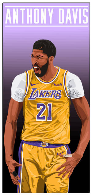 Anthony Davis Vector Art wallpaper.