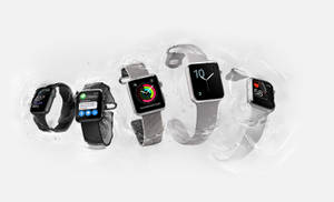 Apple Watch Itim at Grey na mga Kulay wallpaper