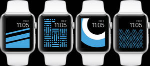 Apple Watch Blue Themed Interfaces wallpaper