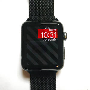 Apple Watch metal mesh finish wallpaper