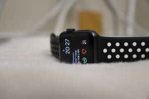 Apple Watch With Black Bands wallpaper