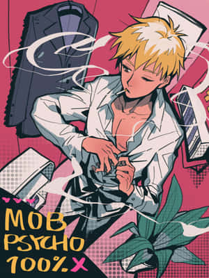 Arataka Reigen - Isang Master ng Psychic Powers — iPad Pro 12.9 Wallpaper