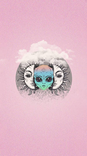 Araw na Alien na Trippy Aesthetic
