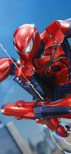 Armor Spider Man Iphone — Galaxy S25 FE Wallpaper