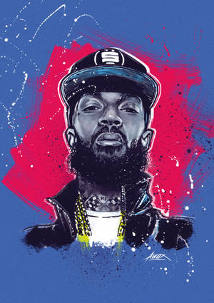 Art Tungkol kay Nipsey Hussle wallpaper — OnePlus Pad 3 Wallpaper