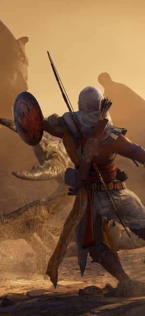 Iphone X Assassin's Creed Origins Background — Galaxy A55 Wallpaper