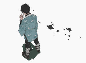 Astig na Demon Slayer Tanjiro Kamado — Astig na tagaslipaw ng demonyo Wallpaper