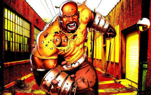 Astig na Itim na Superhero na si Luke Cage — Marvel Wallpaper