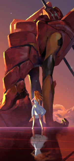 Neon Genesis Evangelion Iphone — iPhone 15 Plus Wallpaper
