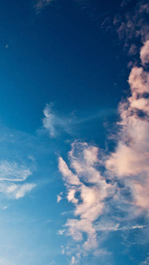 Asul na Langit na Ulap — Asul na Langit Wallpaper