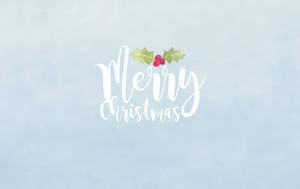 Asul na Maligayang Pasko desktop wallpaper