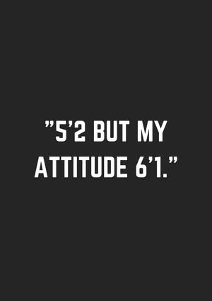 Attitude height savage quote wallpaper — OnePlus Pad Go 2 Wallpaper