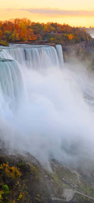 Iphone X Niagara Falls Background — iPhone 16e Wallpaper