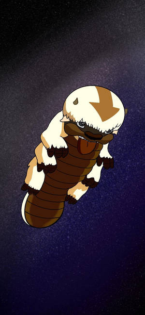 Lumilipad na Appa wallpaper — iPhone 13 Mini Wallpaper