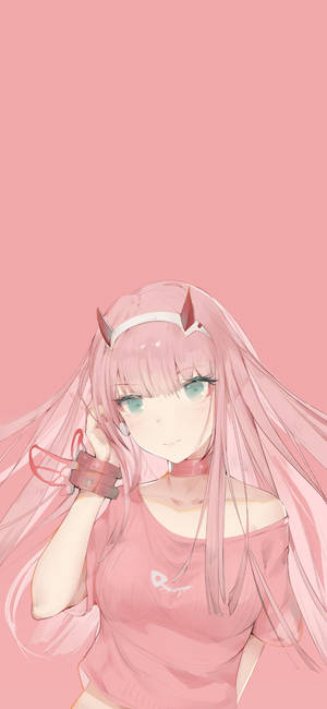 Wallpaper ng babae na aesthetic na kulay pastel pink — Pastel pink aesthetic Wallpaper