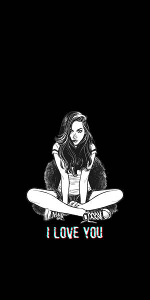 Wallpaper ng Babaeng May Estetikang Emo — Emo aesthetic GIF Wallpaper