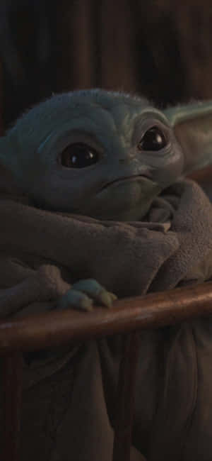 Baby Yoda Zoom Background — iPhone 17 Wallpaper