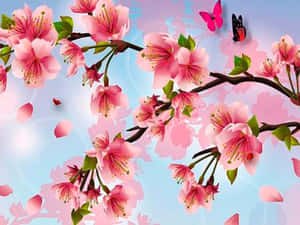 Background ng Cherry Blossom — Cherry blossom Wallpaper