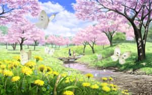 Background ng Cherry Blossom — Cherry blossom Wallpaper