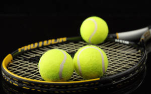 Badminton racket sports itim na background wallpaper. — 16:10 Wallpaper