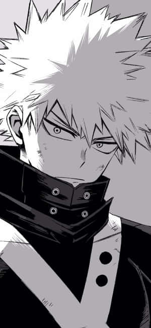 Bakugou - Isang matapang at sumasabog na bayani sa aksiyon — Huawei Wallpaper