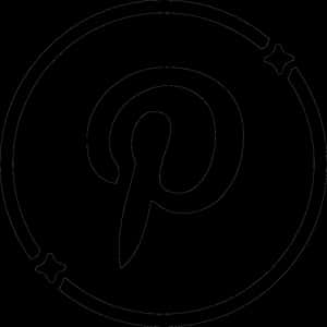 Balangkas ng Logo ng Pinterest